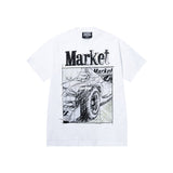 Market Scribbled Formula UV T-Shirt – White