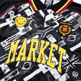 Market Smiley International Flags SS Soccer Jersey – Black/White