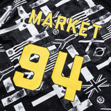 Market Smiley International Flags SS Soccer Jersey – Black/White