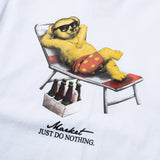 Market Smiley Bearly A Care T-Shirt – White