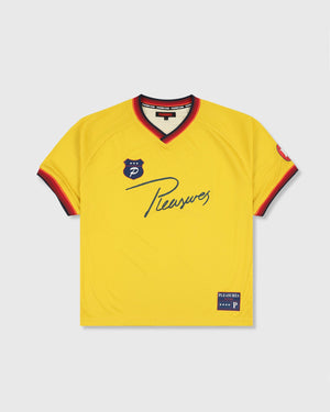 Pleasures Mona Sport Shirt - Yellow