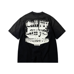 Market Call My Lawyer 3D T-Shirt – Black
