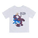 Not Boring Part Time Koala Tshirt - White