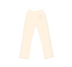 No Bad Vibez Pants - Creamy