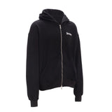 No Bad Vibez Basic Zip Up - Black