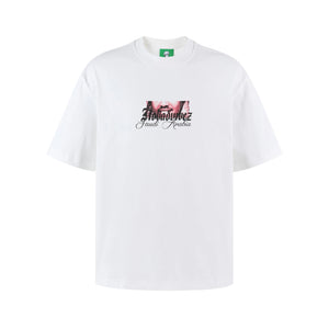 No Bad Vibez Al Amaaken Tee- White