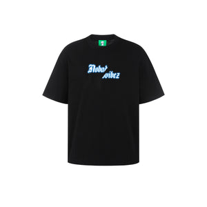 No Bad Vibez Neon Tee - Black