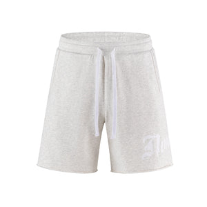 No Bad Vibez Cotton Sweatshorts - Ash Grey
