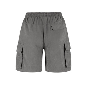 No Bad Vibez Gry 4 Pockets Cargo Shorts - Grey