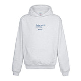 No Bad Vibez  Blue Do Nothing Hoodie - Gray