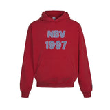 No Bad Vibez 1997 Hoodie - Red