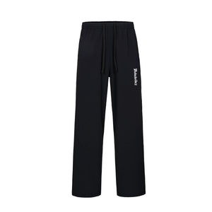 No Bad Vibez Just Get It Nylon Pants - Black