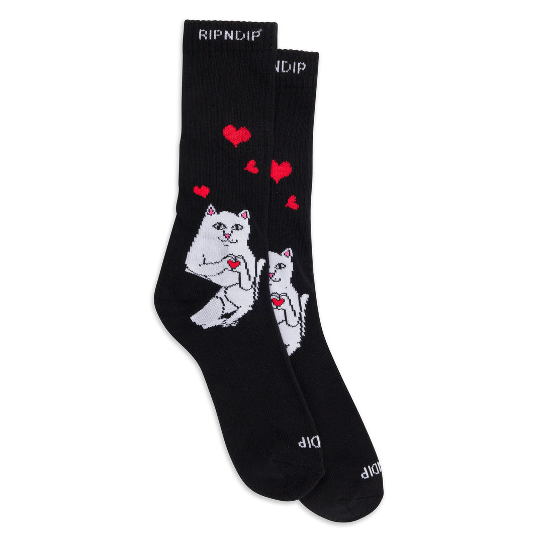 Rip N Dip Nermal Loves Socks - Black