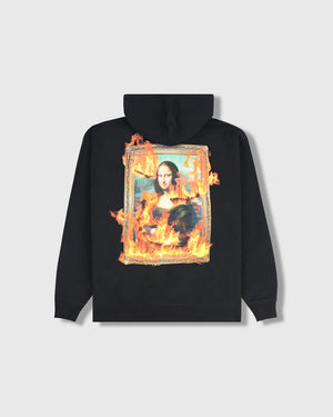 Pleasures Burn Again Hoodie - Black