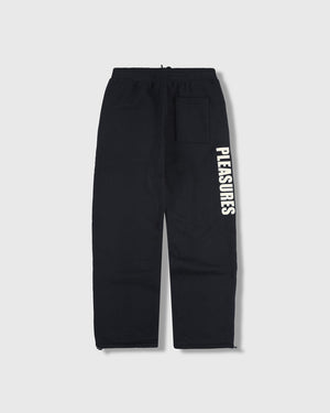 Pleasures Wave Quilted Easy Pants - Black