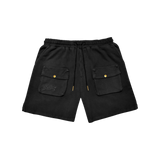 Not Boring Cargo Shorts - Black