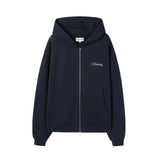Bucket Box Zipper Hoodie - Navy