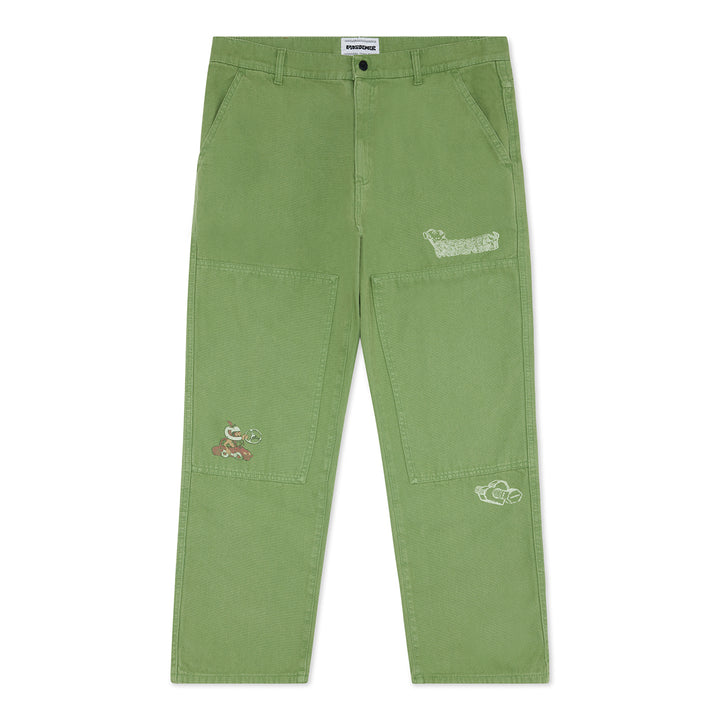 Pas De Mer Officina Pants - Army Green
