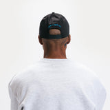 Market Offset Arc 6 Panel Hat - Black