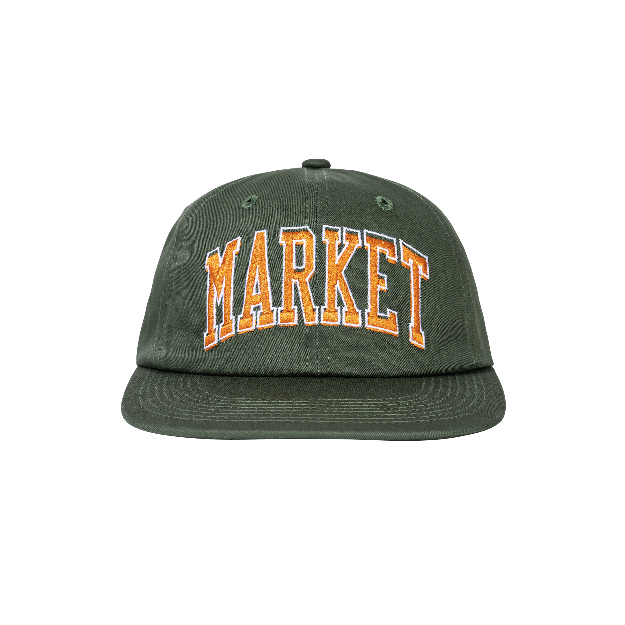 Market Offset Arc 6 Panel Hat - Sage