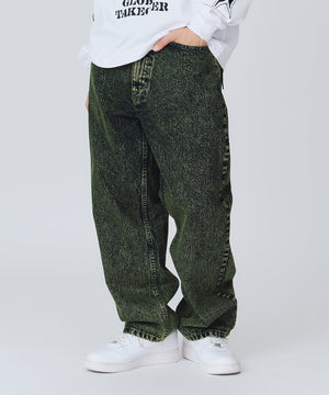 XLarge Overdyed Denim Pants - Olive