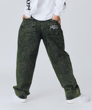 XLarge Overdyed Denim Pantsv - Olive