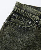 XLarge Overdyed Denim Pantsv - Olive