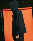 Pleasure x Daft Punk Digital Zip Poncho Hoodie - Black