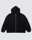 Pleasure x Daft Punk Digital Zip Poncho Hoodie - Black