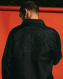 Pleasure x Daft Punk Helmets Nylon Work Jacket – Black
