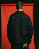 Pleasure x Daft Punk Helmets Nylon Work Jacket – Black