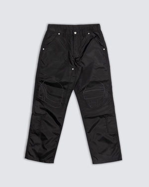 Pleasure x Daft Punk Helmets Nylon Work Pants - Black