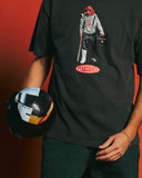 Pleasure X Daft Punk Da Funk T-shirt Faded - Black