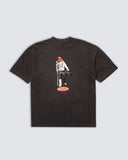 Pleasure X Daft Punk Da Funk T-shirt Faded - Black