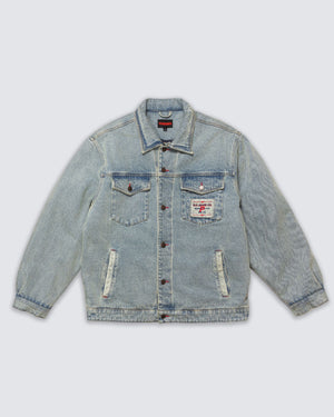 Pleasures Park Insulated Denim Jacket – Indigo
