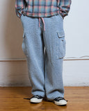 Pleasures Knitted Indigo Cargo Pants – Indigo