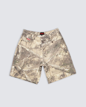 Pleasures Hunt Canvas Jorts – Sand Camo