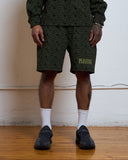 Pleasures Leaf Jacquard Shorts – Dark Olive