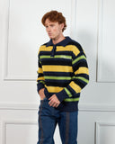 Pleasures Cooper Polo Sweater – Yellow
