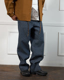 Pleasures Formula Baggy Jeans – Indigo Checker