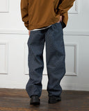 Pleasures Formula Baggy Jeans – Indigo Checker