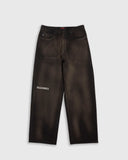 Pleasures Oil Baggy Jeans – Dark Brown