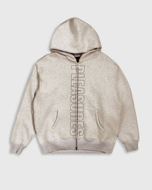 Pleasures Impact Zip Hoodie – Oatmeal
