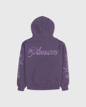 Pleasures Scrawl Hoodie – Eggplant