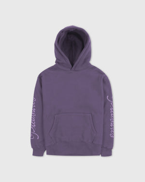 Pleasures Scrawl Hoodie – Eggplant