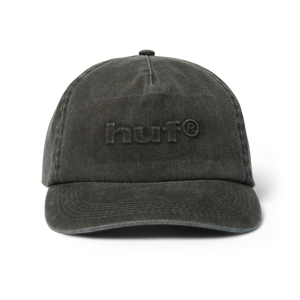 HUF Pacific Wash 5-Panel Snapback Hat – Black