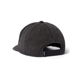 HUF Pacific Wash 5-Panel Snapback Hat – Black