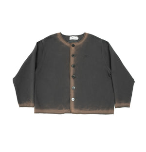 Personal Issues Button Up Sweater - Dark Brown