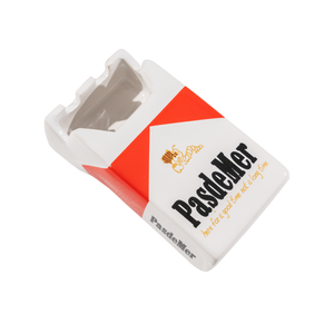 Pas de Mer Not Long Time Ashtray – White/Red