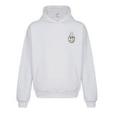 No Bad Vibez Lapulga Hoodie - White